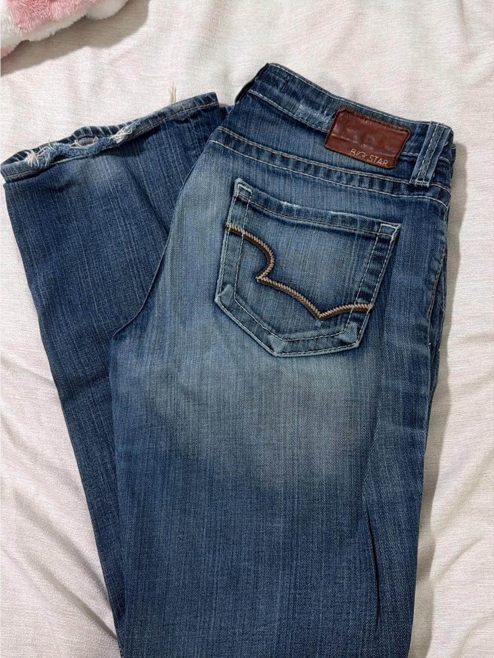 Big Star Women’s Blue Washed Boot Cut Jeans